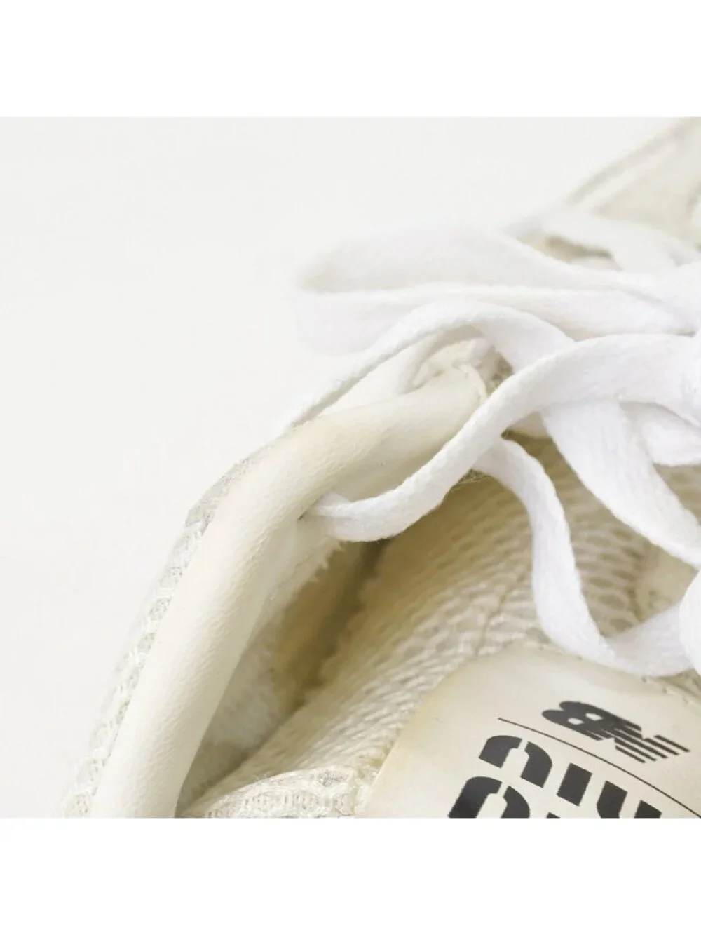 Miu Miu New Balance Suede Mesh Beige White